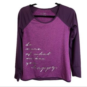 Reebok Women’s long sleeve athletic top - XS